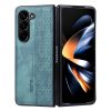 Kryt AZNS Embossed Skin case modrý – Samsung Galaxy Z Fold 5 | Levné Kryty | Levné Kryty | Levné Kryty