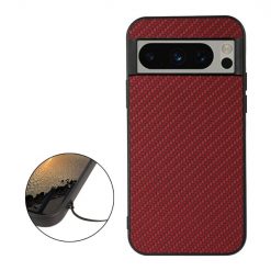Alternative view of Kryt Carbon Fiber červený – Google Pixel 8 Pro