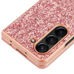 Třpytivý kryt Glitter Case růžový – Samsung Galaxy Z Fold 5 | Levné Kryty | Levné Kryty | Levné Kryty