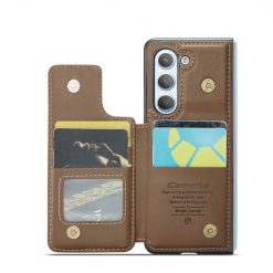 Multifunkční peněženkové pouzdro CaseMe Business case hnědé – Samsung Galaxy Z Fold 5 | Levné Kryty | Levné Kryty | Levné Kryty