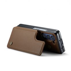 Multifunkční peněženkové pouzdro CaseMe Business case hnědé – Samsung Galaxy Z Fold 5 | Levné Kryty | Levné Kryty | Levné Kryty