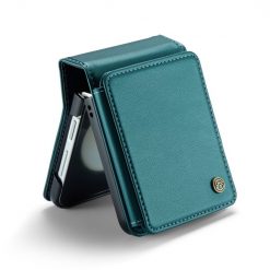 Multifunkční peněženkové pouzdro CaseMe Business case zelené – Samsung Galaxy Z Flip 5 | Levné Kryty | Levné Kryty | Levné Kryty