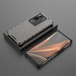 Odolný kryt Honeycomb Armor černý – Vivo V29 | Levné Kryty | Levné Kryty | Levné Kryty