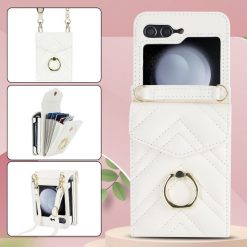 Alternative view of Peněženkové pouzdro Arrow Card case bílé – Samsung Galaxy Z Flip 5