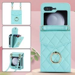 Alternative view of Peněženkové pouzdro Diamond Card case zelené – Samsung Galaxy Z Flip 5