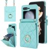 Peněženkové pouzdro Diamond Card case růžové – Samsung Galaxy Z Flip 5 | Levné Kryty | Levné Kryty | Levné Kryty