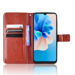 Peněženkové pouzdro Grand case hnědé – Blackview A55 Pro | Levné Kryty | Levné Kryty | Levné Kryty