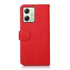 Peněženkové pouzdro Khazneh RFID case červené – Motorola Moto G54 5G / G54 Power Edition | Levné Kryty | Levné Kryty | Levné Kryty
