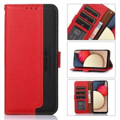 Peněženkové pouzdro Khazneh RFID case červené – Motorola Moto G54 5G / G54 Power Edition | Levné Kryty | Levné Kryty | Levné Kryty