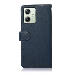 Peněženkové pouzdro Khazneh RFID case modré – Motorola Moto G54 5G / G54 Power Edition | Levné Kryty | Levné Kryty | Levné Kryty