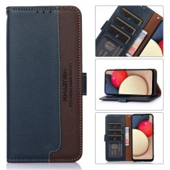 Peněženkové pouzdro Khazneh RFID case modré – Sony Xperia 5 V | Levné Kryty | Levné Kryty | Levné Kryty