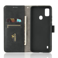 Peněženkové pouzdro Solid černé – ZTE Blade A51 | Levné Kryty | Levné Kryty | Levné Kryty
