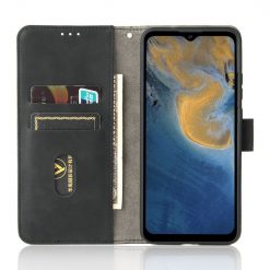 Peněženkové pouzdro Solid černé – ZTE Blade A51 | Levné Kryty | Levné Kryty | Levné Kryty