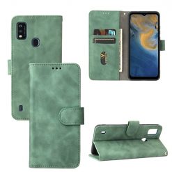 Peněženkové pouzdro Solid zelené – ZTE Blade A51 | Levné Kryty | Levné Kryty | Levné Kryty