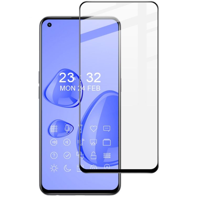 Tvrzené sklo Imak celopovrchové černé – OnePlus Nord 2 5G | Levné Kryty | Levné Kryty | Levné Kryty