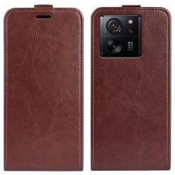 Vyklápěcí pouzdro Vertical flip case hnědé – Xiaomi 13T / 13T Pro | Levné Kryty | Levné Kryty | Levné Kryty