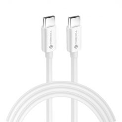Datový kabel FORCELL USB-C / USB-C QC4.0 5A/20V PD 100W C339 2m bílý | Levné Kryty | Levné Kryty | Levné Kryty