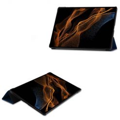 Knížkové pouzdro Pure case modré – Samsung Galaxy Tab S8 Ultra | Levné Kryty | Levné Kryty | Levné Kryty