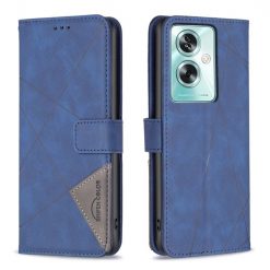 Knížkové pouzdro Rhombus modré – Oppo A79 5G | Levné Kryty | Levné Kryty | Levné Kryty