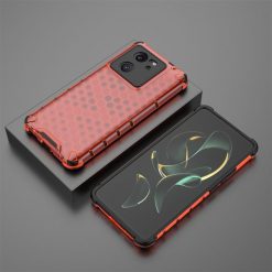 Odolný kryt Honeycomb Armor červený – Xiaomi 13T / 13T Pro | Levné Kryty | Levné Kryty | Levné Kryty