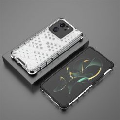 Odolný kryt Honeycomb Armor transparentní – Xiaomi 13T / 13T Pro | Levné Kryty | Levné Kryty | Levné Kryty