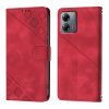Peněženkové pouzdro Embossing Pattern Square modré – Motorola Moto G14 | Levné Kryty | Levné Kryty | Levné Kryty