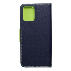 Alternative view of Peněženkové pouzdro Fancy Book modro-limetkové – Motorola Moto G14