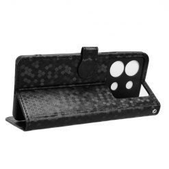 Peněženkové pouzdro Honeycomb Dot Texture Case černé – Infinix Zero 30 5G | Levné Kryty | Levné Kryty | Levné Kryty