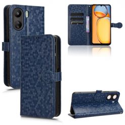 Peněženkové pouzdro Honeycomb Dot Texture Case modré – Xiaomi Redmi 13C / Xiaomi Poco C65 | Levné Kryty | Levné Kryty | Levné Kryty