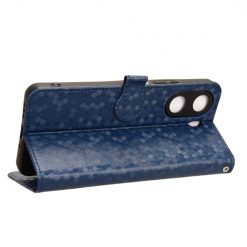 Peněženkové pouzdro Honeycomb Dot Texture Case modré – Xiaomi Redmi 13C / Xiaomi Poco C65 | Levné Kryty | Levné Kryty | Levné Kryty