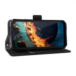 Peněženkové pouzdro Solid černé – Oukitel WP15 | Levné Kryty | Levné Kryty | Levné Kryty