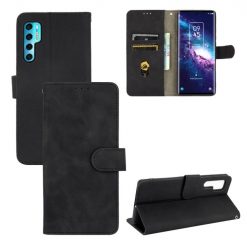 Peněženkové pouzdro Solid černé – TCL 20 Pro 5G | Levné Kryty | Levné Kryty | Levné Kryty