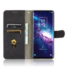 Peněženkové pouzdro Solid černé – TCL 20 Pro 5G | Levné Kryty | Levné Kryty | Levné Kryty