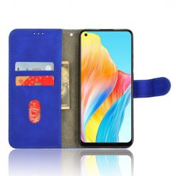 Peněženkové pouzdro Solid modré – Oppo A78 4G | Levné Kryty | Levné Kryty | Levné Kryty