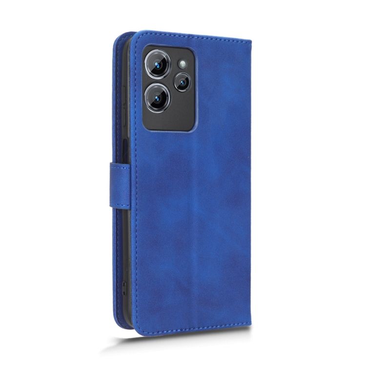 Peněženkové pouzdro Solid modré – Oukitel C32 / C32 Pro