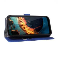Peněženkové pouzdro Solid modré – Oukitel WP15 | Levné Kryty | Levné Kryty | Levné Kryty