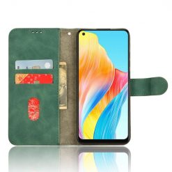 Peněženkové pouzdro Solid zelené – Oppo A78 4G | Levné Kryty | Levné Kryty | Levné Kryty