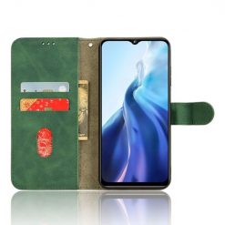 Peněženkové pouzdro Solid zelené – Oukitel C35 / C36 | Levné Kryty | Levné Kryty | Levné Kryty