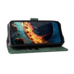 Peněženkové pouzdro Solid zelené – Oukitel WP15 | Levné Kryty | Levné Kryty | Levné Kryty