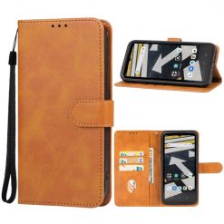 Peněženkové pouzdro Splendid case hnědé – CAT S53 | Levné Kryty | Levné Kryty | Levné Kryty