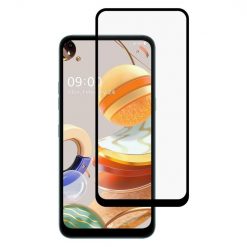 Tvrzené sklo celopovrchové černé – LG K61