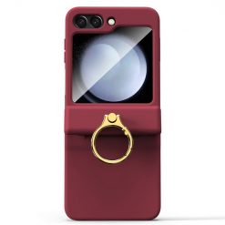 Kryt Style Ring Case červený – Samsung Galaxy Z Flip 5 | Levné Kryty | Levné Kryty | Levné Kryty