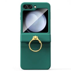 Kryt Style Ring Case zelený – Samsung Galaxy Z Flip 5 | Levné Kryty | Levné Kryty | Levné Kryty