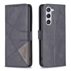 Knížkové pouzdro Rhombus černé – Samsung Galaxy S24 | Levné Kryty | Levné Kryty | Levné Kryty