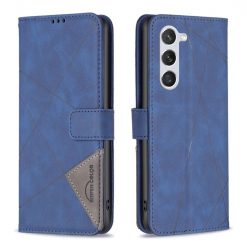 Knížkové pouzdro Rhombus modré – Samsung Galaxy S24 | Levné Kryty | Levné Kryty | Levné Kryty