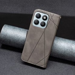 Knížkové pouzdro Rhombus šedé – Honor X8b | Levné Kryty | Levné Kryty | Levné Kryty