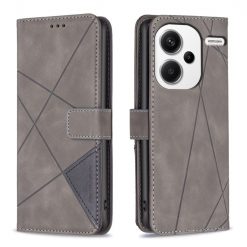 Knížkové pouzdro Rhombus šedé – Xiaomi Redmi Note 13 Pro+ 5G | Levné Kryty | Levné Kryty | Levné Kryty