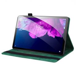 Knížkové pouzdro Slot case zelené – Lenovo Tab M10 5G | Levné Kryty | Levné Kryty | Levné Kryty