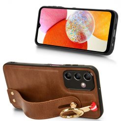 Kryt Wristband Case hnědý – Samsung Galaxy A15 4G/5G | Levné Kryty | Levné Kryty | Levné Kryty