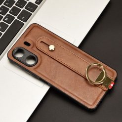 Alternative view of Kryt Wristband Case hnědý – Xiaomi Redmi 13C / Xiaomi Poco C65